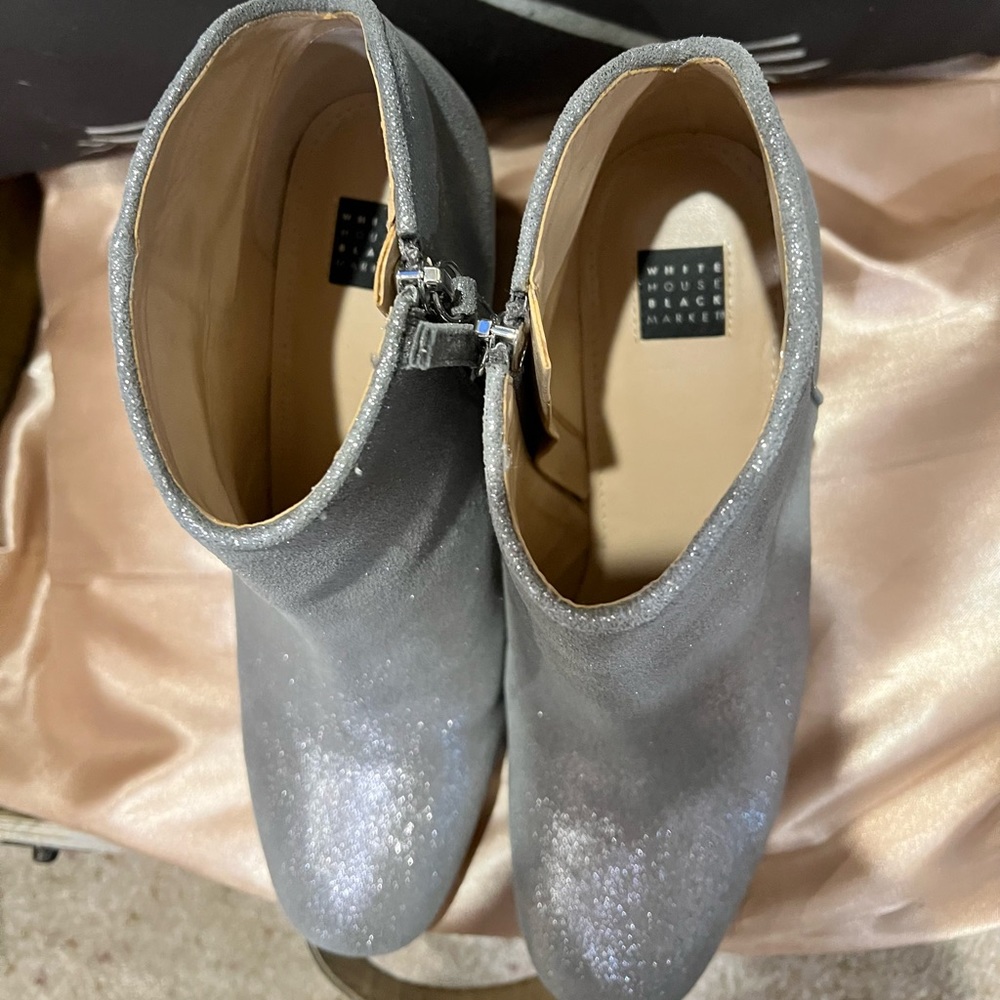 WHBM silver booties - Picture 6 of 8